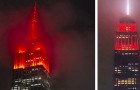 Coronavirus: Das Empire State Building ist wegen der Notlage rot gefärbt, aber das Ergebnis 