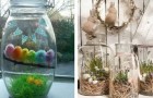 10 adorabili decorazioni di Pasqua da realizzare dentro ai barattoli di vetro