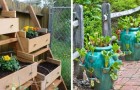 6 deliziosi progetti creativi per allestire dei piccoli orti fai-da-te in giardino o sul balcone