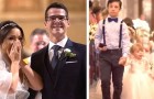 The groom surprised his wife during the ceremony by bringing her young disabled patients to the church