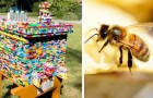 Un apicoltore ha realizzato un alveare con i mattoncini LEGO che è perfettamente funzionante