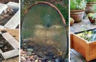 11 proposte incantevoli per creare un angolo relax in giardino con fontane e piccoli specchi d'acqua