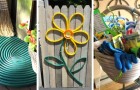 10 splendide idee per riciclare i vecchi tubi da giardino creando tanti oggetti utili e originali