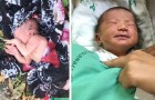 Un uomo trova una neonata di 48 ore abbandonata e in lacrime in mezzo a un cumulo di rifiuti