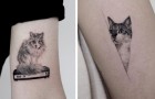 10 persone che hanno sfoggiato tutto il loro amore per i gatti con un tatuaggio tenero ed originale