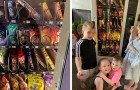 Mama stellt Süßigkeiten-Automaten ins Haus, damit ihre Kinder nicht ständig naschen