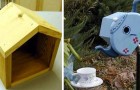 Come costruire un'adorabile casetta di legno per gli uccelli a forma di teiera