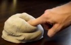 It looks like normal sand, but as soon as you put your hands on it ... WOW!
