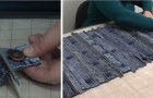 Une méthode simple et économique pour transformer une vieille paire de jeans en un petit tapis pratique 