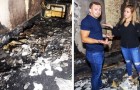 Er bittet seine Freundin mit 100 Kerzen darum, ihn zu heiraten, setzt aber letztendlich das Haus in Brand