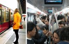 Eine Frau dankt dem Mann, der sie in der U-Bahn vor einem Belästiger gerettet hat, indem er lediglich ihre Körpersignale las