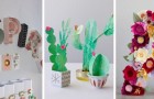 11 strepitosi lavori di carta per decorare casa con oggetti colorati e tridimensionali