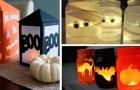 10 trovate creative per realizzare lanterne e portacandele per Halloween con barattoli, carta e non solo