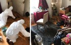 Er hatte sein Haus seit 12 Jahren nicht mehr geputzt, also halfen ihm seine Freunde: Nach 50 Stunden Putzen war die Wohnung wieder auf Hochglanz
