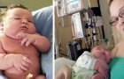 Een vrouw baart een recordbrekende baby: bij zijn geboorte woog hij bijna 8 kilogram