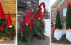 Wichtel zu Weihnachten: Ideen, um Äste und Bäume in erstaunliche Dekorationen für die Außen- und Innenseite des Hauses zu verwandeln