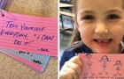 Un père laisse 270 notes pleines de positivité à sa fille pour qu'elle les lise pendant sa mission