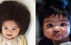 15 photos de bébés nés avec tellement de cheveux qu'on doute s'ils sont bien réels