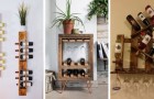 9 originelle DIY-Ideen, um Paletten zu recyceln und sie in Flaschenhalter und Barecken zu verwandeln