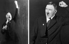 Prove tecniche di dittatura: queste rare foto ritraggono Hitler mentre ripassa i suoi discorsi carichi d'odio