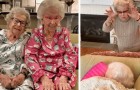 Una tiene 105 años, la otra 100: estas dos hermanas pelean todavía como si fueran niñas