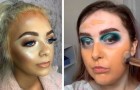 17 vrouwen die een echte ramp met make-up hebben weten te creëren 