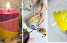 4 metodi fai-da-te facili e divertenti per creare velocemente delle bellissime candele colorate