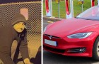 Un'auto Tesla aiuta la polizia a catturare un uomo che aveva commesso vari crimini a sfondo razzista