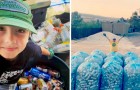 Aos 11 anos, ele já reciclou 1 milhão de latas e garrafas plásticas: quer fazer do planeta um lugar melhor