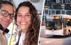 A bus driver takes a young woman in difficulty to an interview and she gets the job