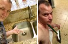 Il prend des selfies de lui en train de nettoyer la maison et les envoie à sa compagne : voilà comment il veut la conquérir au quotidien