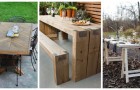 Tavoli di legno per arredare giardini o terrazzi: scopri come realizzarli a mano