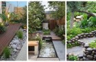 Rendi più interessante il giardino sfruttando le rocce per il design di tanti spazi diversi