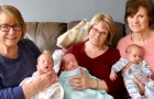 Alleinerziehende Mutter wird mit ihren Drillingen nicht fertig und bittet um Hilfe: 3 Großmütter folgen dem Aufruf