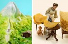 Questo artista giapponese crea spettacolari diorami con oggetti comuni: sono veri mondi in miniatura