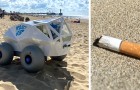 Deze slimme robot kan sigarettenpeuken van stranden oprapen 