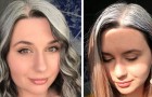 À 25 ans, elle décide de montrer fièrement ses cheveux gris : 