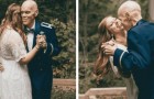 This bride-to-be organized a photo shoot to take pictures of the wedding dance with her sick father