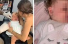 Sie bringt ihre 6 Monate alte Tochter zum Ohrlochstechen: Mutter wird im Internet scharf kritisiert