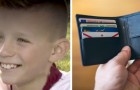 En pojke hittar en plånbok med 2000 dollar på marken och bestämmer sig för att ge tillbaka den till ägaren som blivit rånad