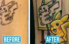 15 keer waarin tatoeëerders een slechte tatoeage in een waar meesterwerk hebben veranderd