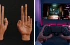 Zo zouden de handen van gamers er in de toekomst uit kunnen zien