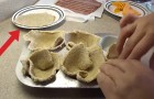 She creates unique bread cups for breakfast: are you ready to lick your fingers ?