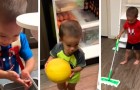 En tvåårig pojke gör hushållsarbete och skär upp sin egen frukt - en mammas uppfostran ger upphov till debatt