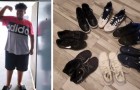 Hij is pas 12 jaar oud maar heeft al schoenmaat 55: zijn wanhopige moeder wendt zich tot sociale media om een ​​geschikt paar schoenen voor hem te vinden