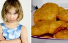 En liten flicka äter endast kycklingnuggets i 10 år: 