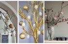 Préparez de fantastiques décorations de Noël avec des branches sèches : elles sont simples et pleines de style !