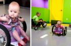Un papá ha construido una mini silla de ruedas para su hija de pocos meses con tan solo 100 dólares (+VIDEO)