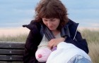 Young mother finds an abandoned baby in a cardboard box and breastfeeds her to save her life