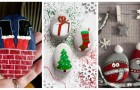 Usa i sassi per creare simpaticissime decorazioni di Natale da usare come vuoi